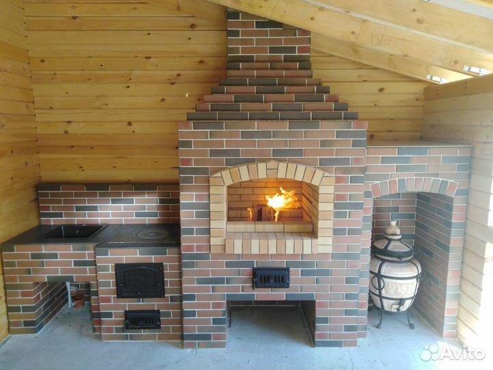 Камины барбекю