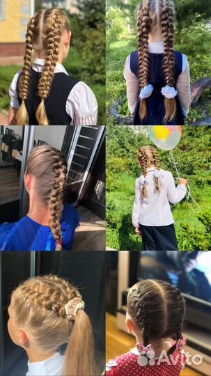 Плетение косичек