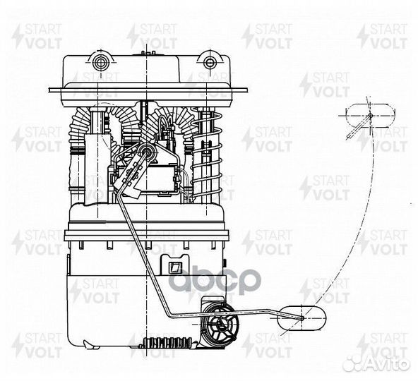 Модуль топл. насоса для а/м Renault Duster (1