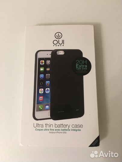 Чехол аккумулятор для айфона 6,6s