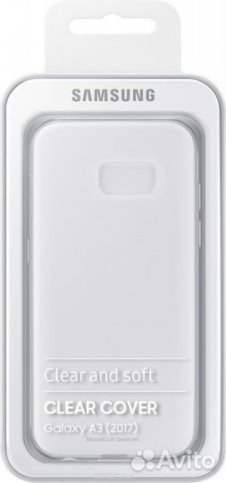 Оригинал Чехол Clear Cover для Samsung A3 (2017)