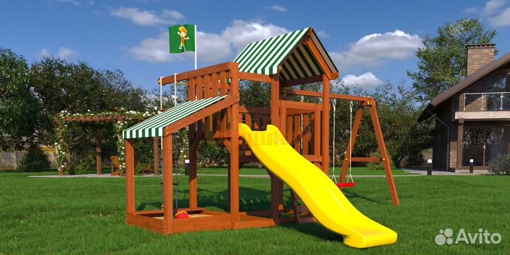 Площадка Савушка TooSun (Тусун) 3 Plus песочницей