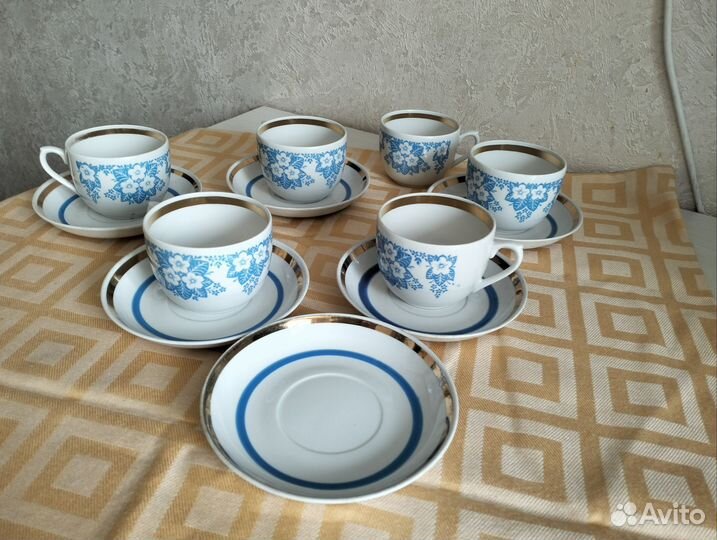 Чайный сервиз СССР неполный