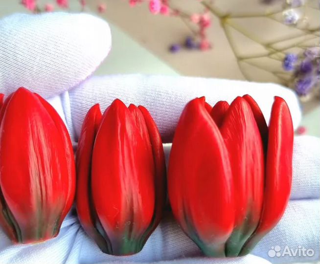 Силиконовая форма тюльпаны
