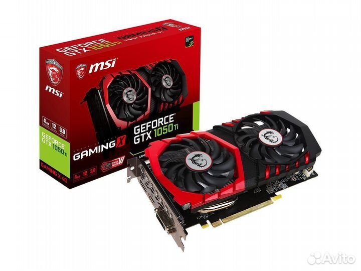 Б/У Видеокарта MSI Gaming X GTX1050ti 4GB gddr5