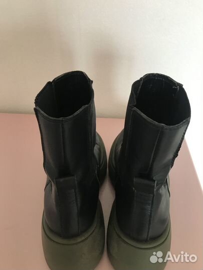 Сапоги zara кожа 41