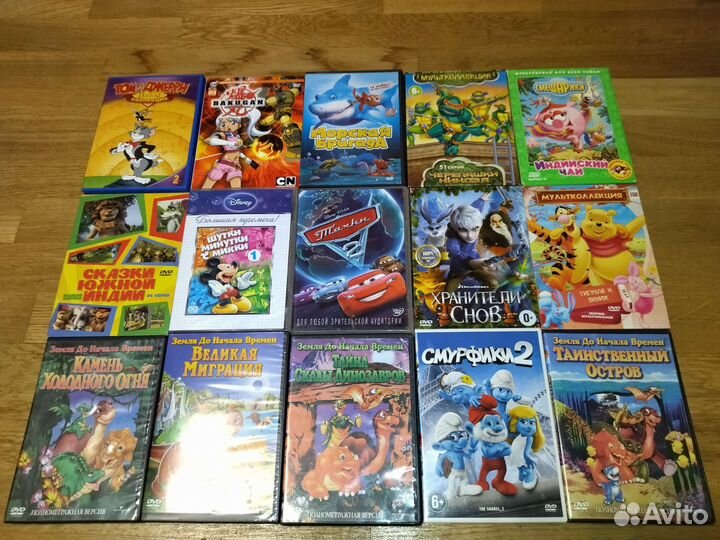 Мультфильмы, сказки + Dvd плеер Vitek VT-4002SR