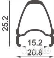 Обод Rodi 700C 622X15 blaster 36H, черный, АВТОНИП