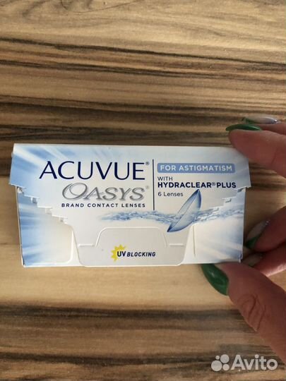 Линзы контактные acuvue oasys for astigmatism