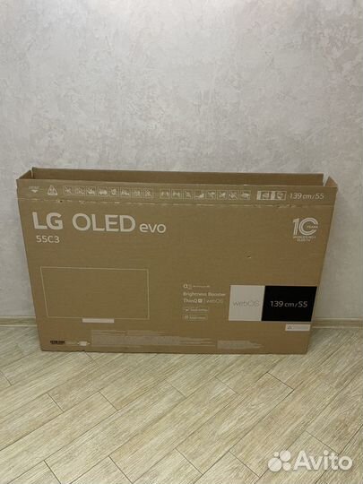 Коробка для телевизора 55 дюймов LG 55 C3