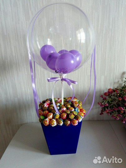 Съедобные букеты / вкусные букеты с шаром Баблс