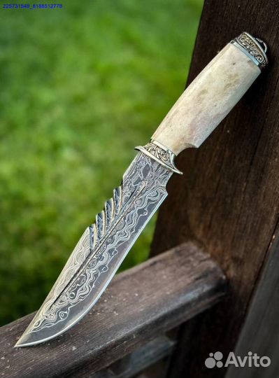 Нож Дамаск рог лося (Арт.90163)