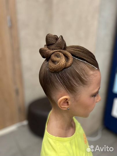 Прически и макияж для гимнасток