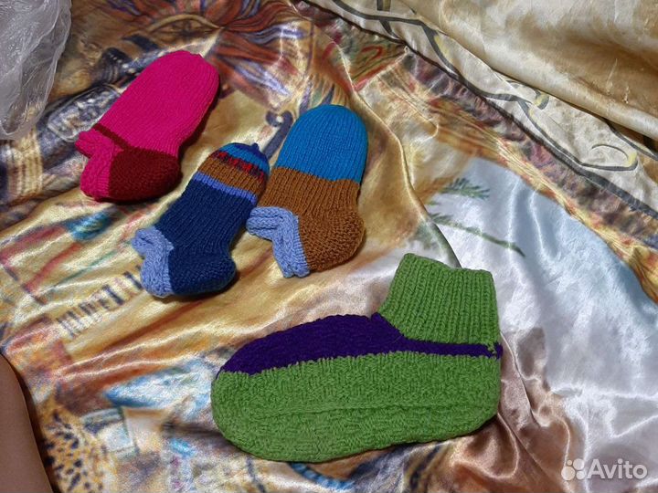 Носки вязаные новые