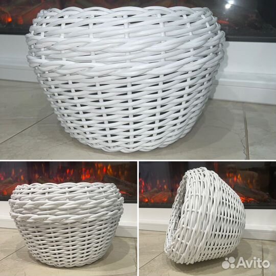 Кашпо из ротанга