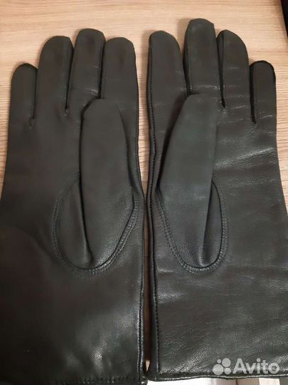 Перчатки женские кожаные