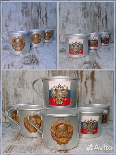 Кружка с декором из полимерной глины