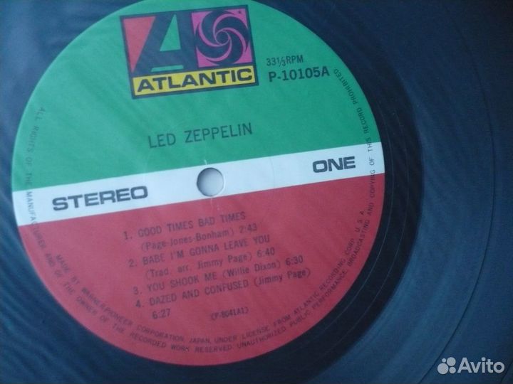 Led Zeppelin. Japan. LP