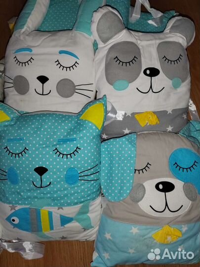 Бортики в детскую кроватку