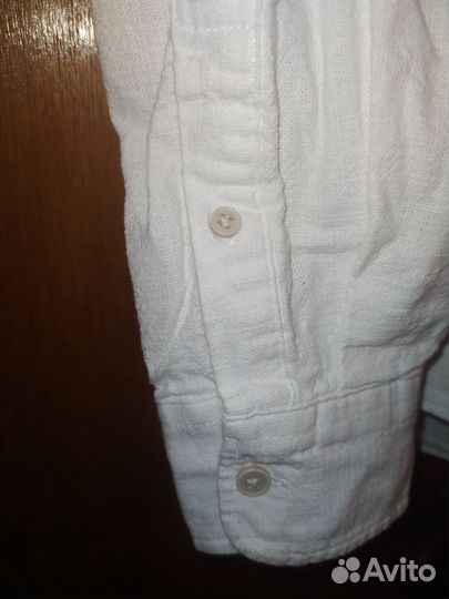 Мужская льняная рубашка