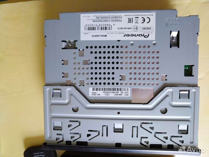 Автомагнитола pioneer mvh 280 fd