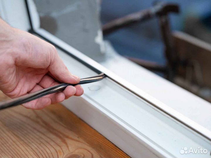 Ремонт окон, уплотнитель Q-Lon RAL1526