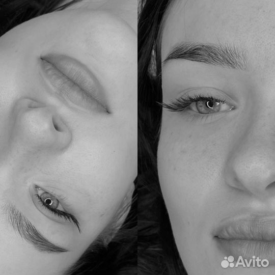 Наращивание ресниц модель