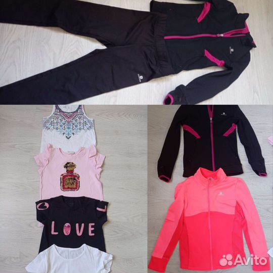 Детские вещи для девочки 128рост пакетом