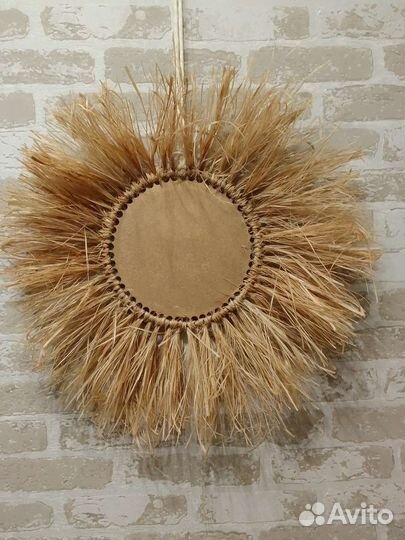 Панно макраме в стилистике Бохо