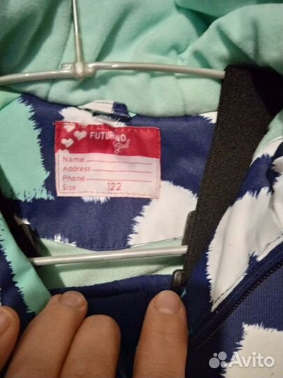 Зимний костюм для девочки 122