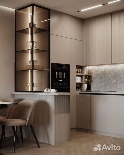 Стильный кухонный гарнитур