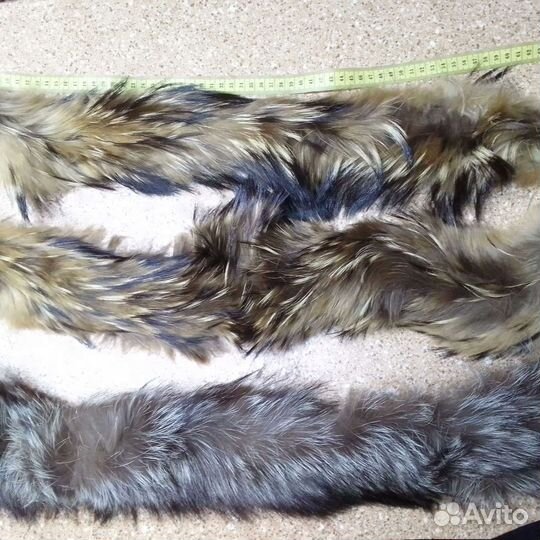 Меховая опушка из енота