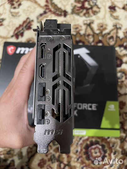 Видеокарта gtx 1660 super 6gb RGB подсветка