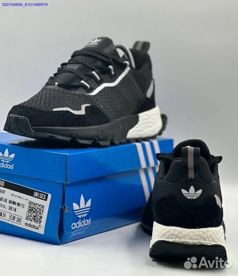 Кроссовки Adidas ZX 1000 Black (Арт.82699)