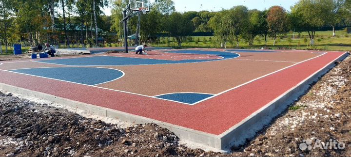 Бесшовное резиновое покрытие для подрядчиков