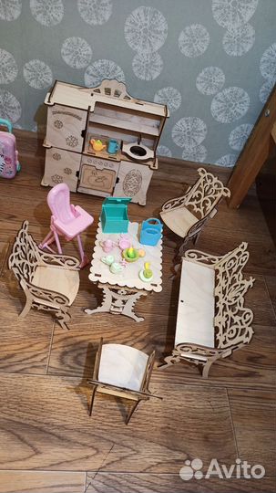 Мебель для кукол барби