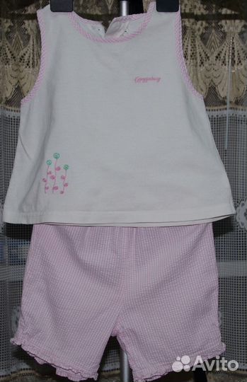 Костюмы легкие пакетом 1-2 года состояние новых