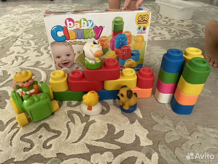 Конструктор мягкий baby clemmy 6-18 мес