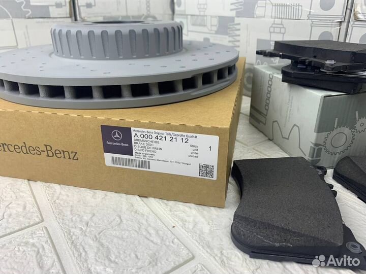 Диск тормозной Mercedes C-Class передний