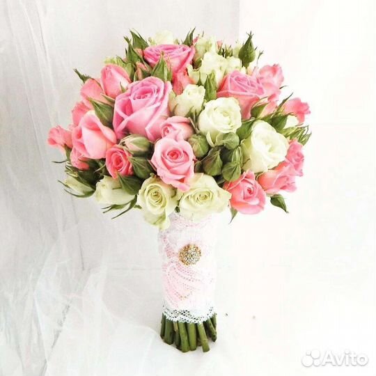 Цветы розы букет