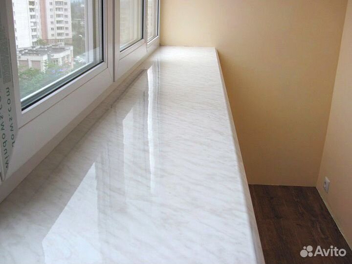 Подоконник пвх danke classico – серый мрамор