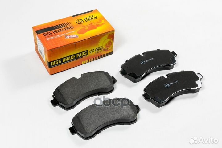 Колодки тормозные дисковые, передние JBP0625 Just