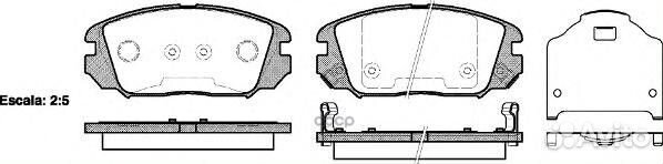1204 02 колодки дисковые п Hyundai Sonata 3.3i