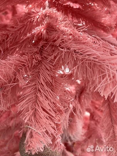 Елка искусственная розовая бу