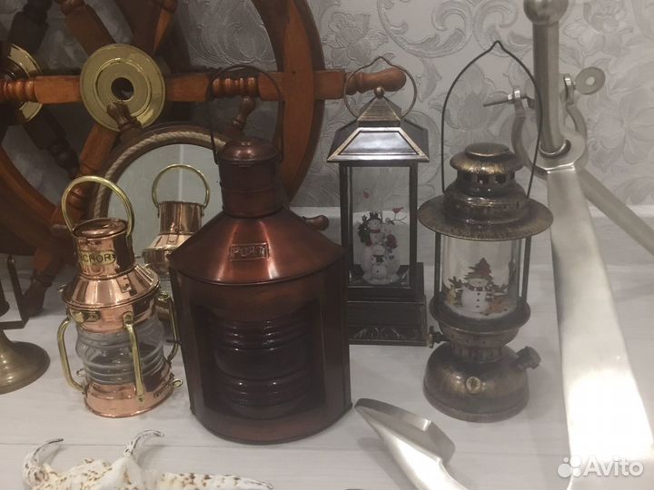 Сигнальная Рында Дудка боцман Якорь Штурвал Фонарь