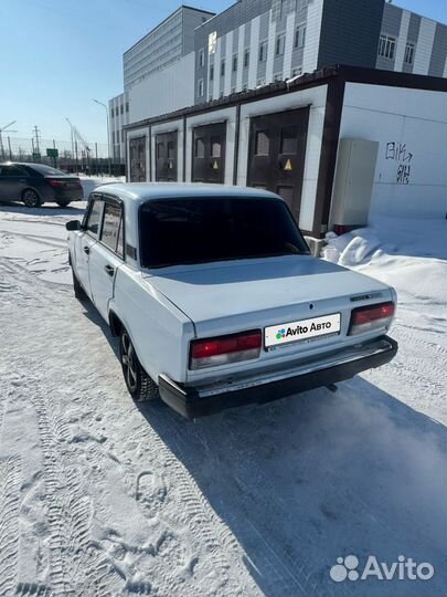 ВАЗ 2107 1.5 МТ, 1997, 16 453 км