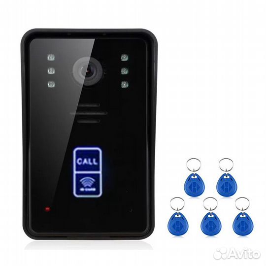 Видеодомофон smartyiba новый, 2 монитора, вайфай
