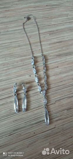 Подвеска и серьги набор