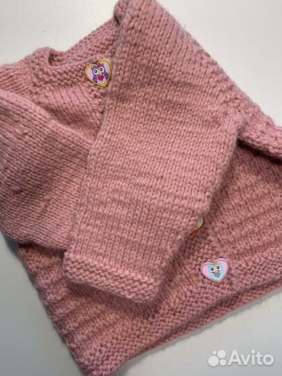 Детский вязаный жакет