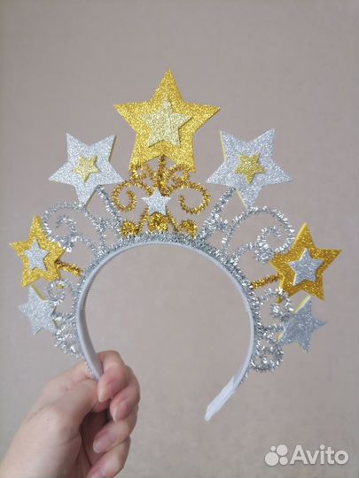 Ободок на Новый год